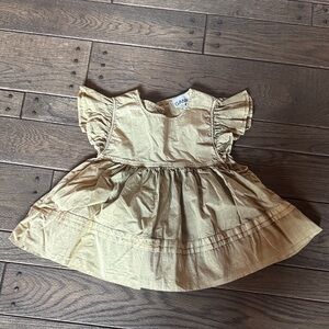 Ganni army green top